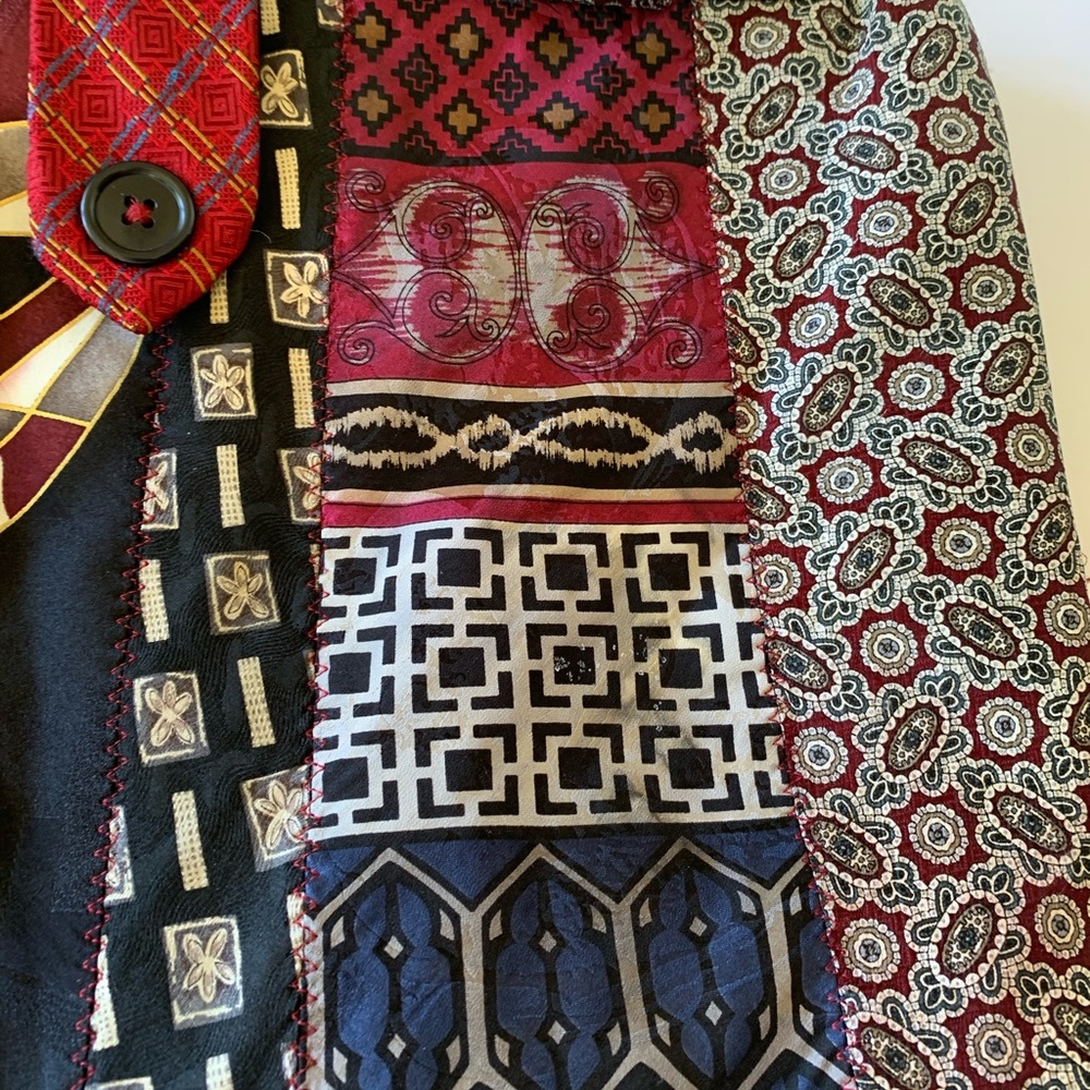 Purse Custom Made From Ties - image 2